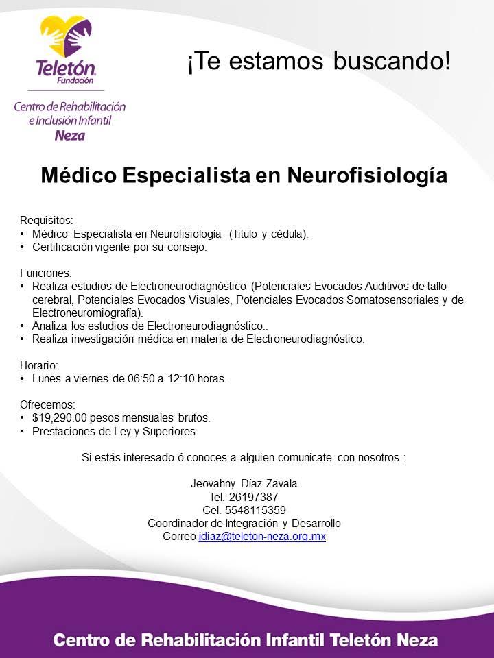 Vacante CRIT NEZA 1710