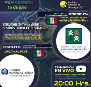 Sesión Clínico-Patológica de julio de 2025 ¡En vivo!